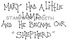 N-29 Mary, Lamb, Shepherd